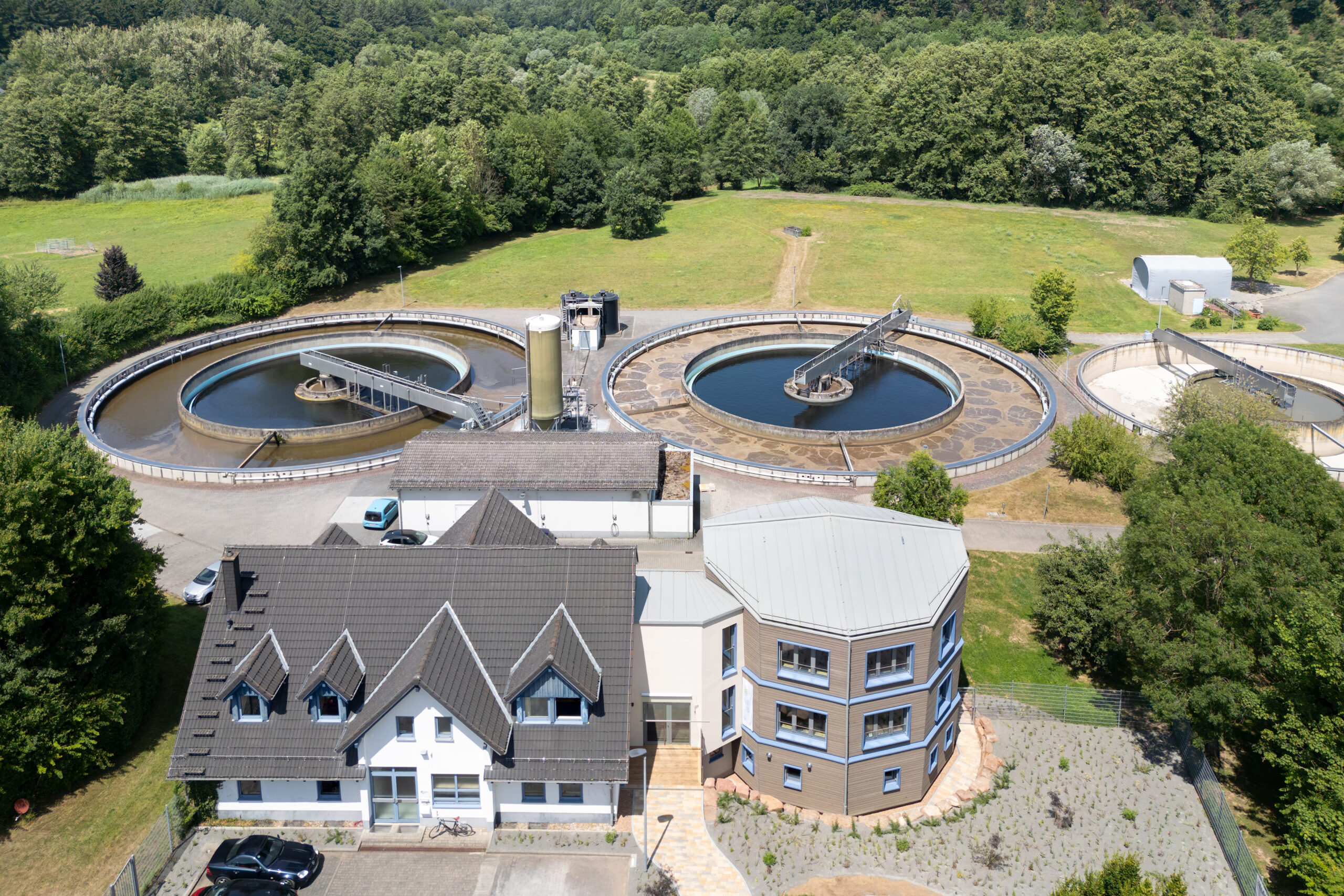 AVMM Michelstadt; Neubau mit Kläranlage